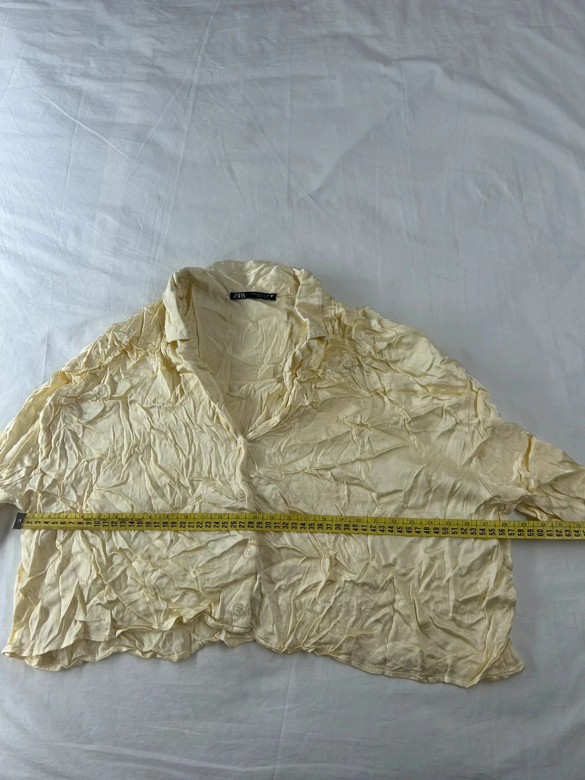 Gele beige Zara blouse – photo 7